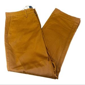 JCrew Mens 1450 Relaxed Pants in Caramel. 32x30